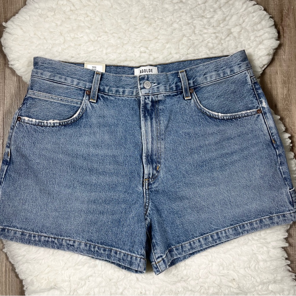 NEW Agolde Magda denim shorts - Picture 3 of 10